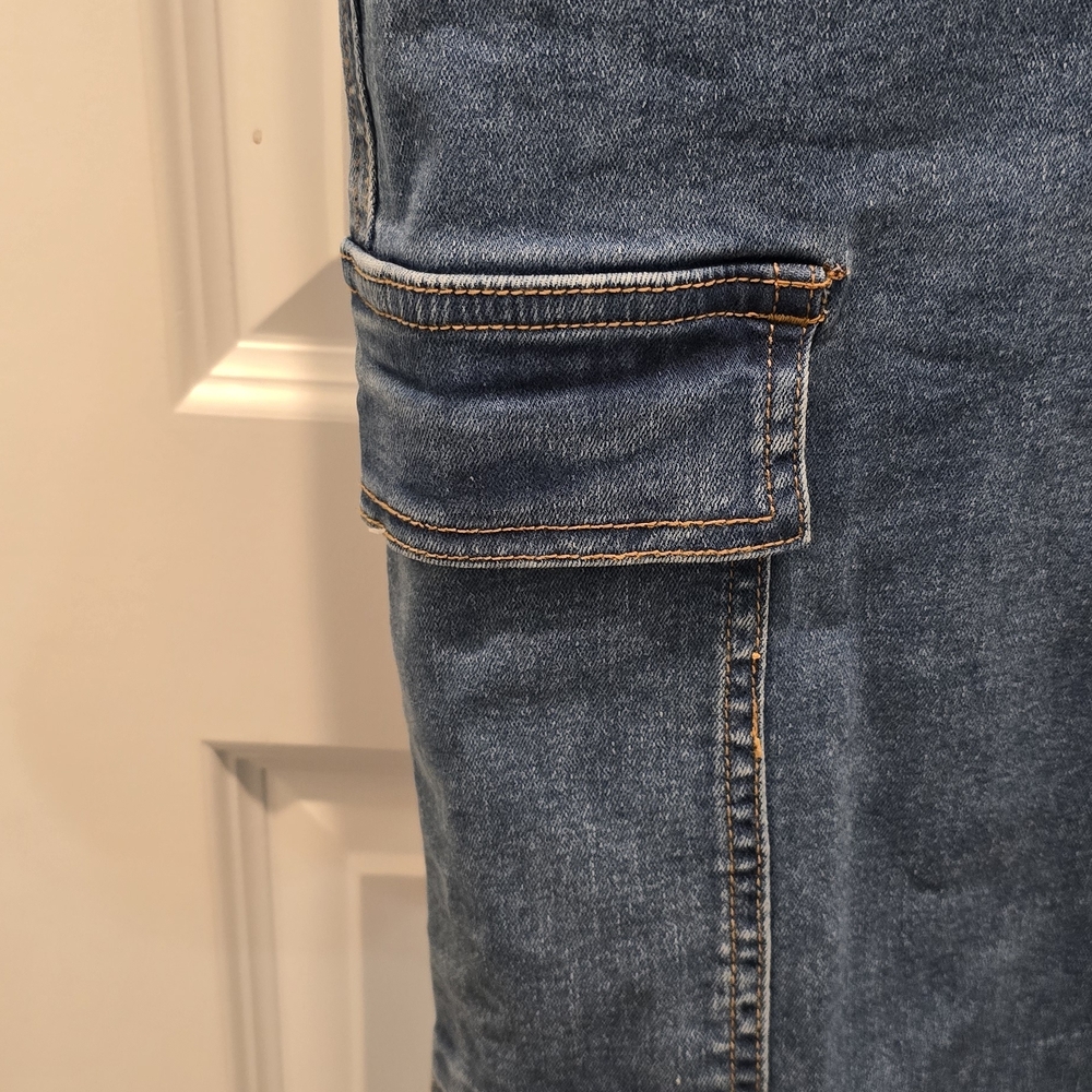 Women's Blue Denim Overalls - Picture 2 of 12